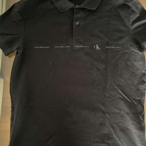 Calvin Klein Polo Shirt like new, medium, black