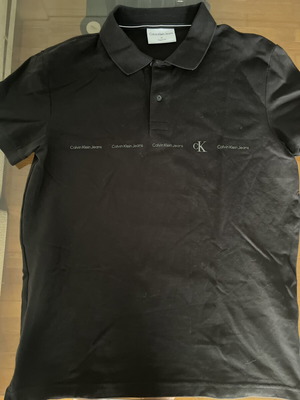 Calvin Klein Polo Shirt like new, medium, black