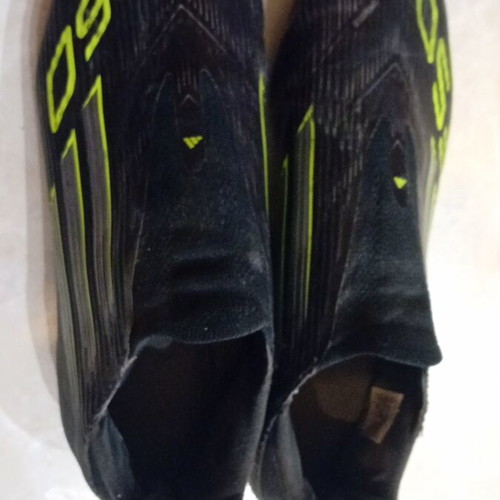 Adidas F50 League Laceless FG/MG shoes like new, size 44, black and green