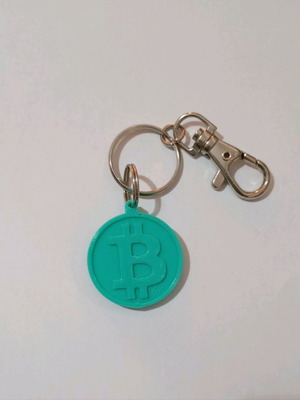 Bitcoin keychain new with 3D printing