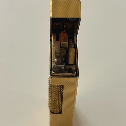 Dunhill Rollagas lighter vintage gold plated like new