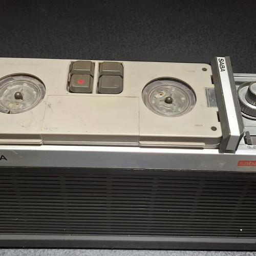 SABA Sabamobil II vintage portable radio tape recorder used