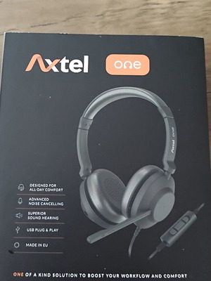 Axtel One Stereo Headset USB καινούργιο, ενσύρματο, με ακύρωση θορύβου