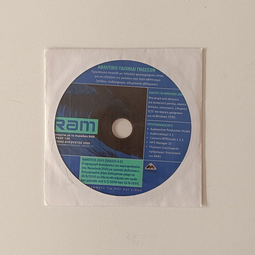 CD-ROM RAM Issue 138 July-August 2000 like new