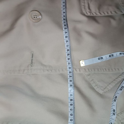 Double women's trench coat used, beige, size Medium