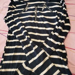 Mariniere blouse blue white S/M used