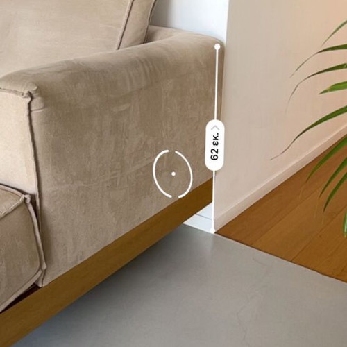 Corner sofa like new, sand color, dimensions 2.25W·2.50D·62H
