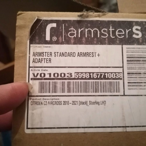 Armster Standart Plus adaptor universal car armrest