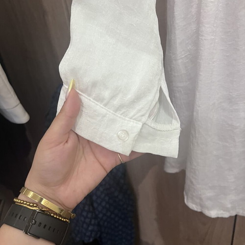 White airy dress with buttons and waist tie like new