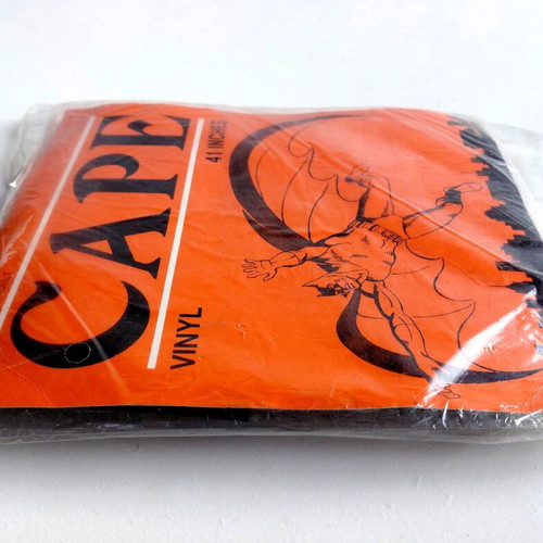 Batman vinyl cape new, 70s-80s carnival costume with mask