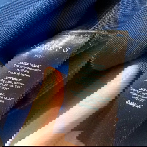 Блуза Sandro като ново, размер M, синя