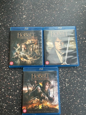 The Hobbit Trilogy Blu-Ray used with French and Dutch subtitles