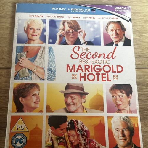 Second Best Exotic Marigold Hotel Blu-Ray used with subtitles