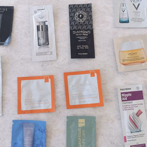 Skincare samples new, assorted box