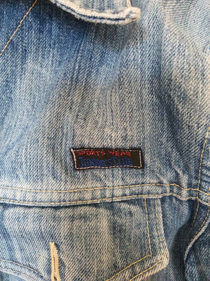 Denim jacket medium used blue