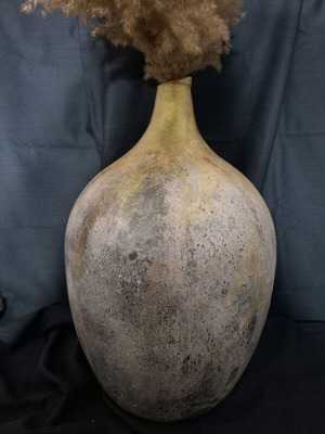 Large handmade glass vase custom made