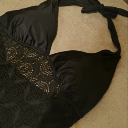 Bonprix black one-piece swimsuit new, size EUR 46