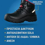 Work Boot with Polycarbonate Toe New