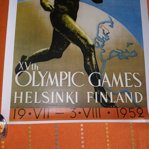 Olympic Games Helsinki 1952 poster like new