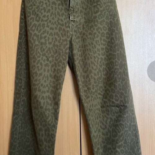 Animal print denim jeans, size M / 38 / 10