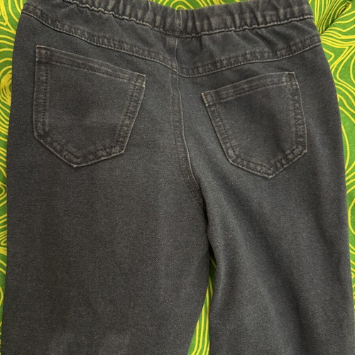 Girls' jeans pants like new, size 134 cm, blue