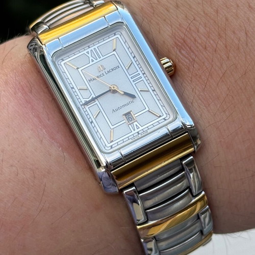 Maurice Lacroix Automatic watch like new, steel with sapphire