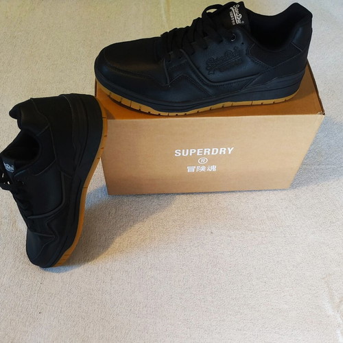 Superdry men's casual shoes size 43 new black
