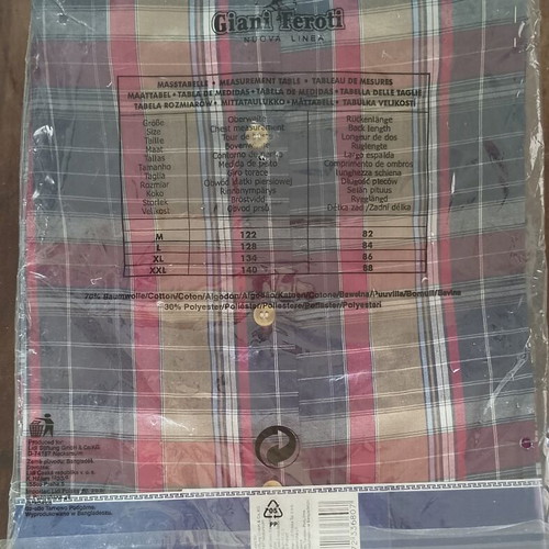 Gianni Feroti shirt brand new, size medium, cotton and polyester