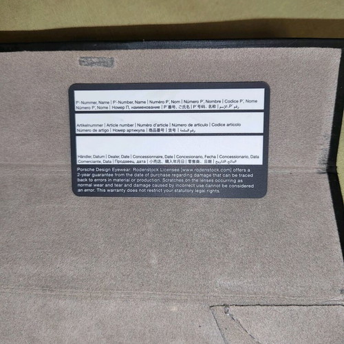 Porsche Design sunglasses used, silver color