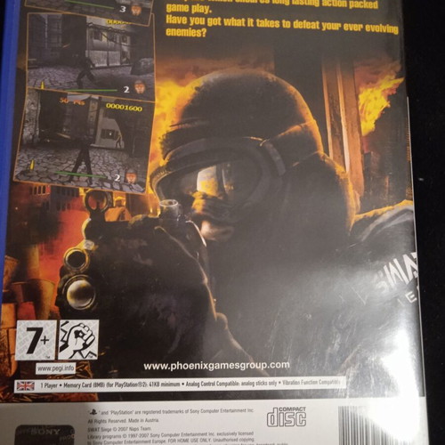 Swat Siege PlayStation 2 used, complete