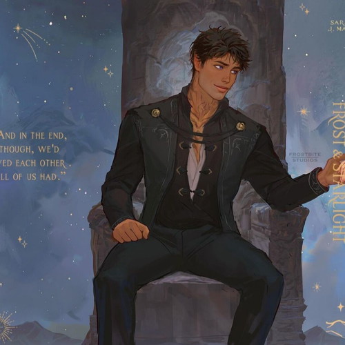 ACOTAR poster Sarah J Maas A Court of Frost and Starlight