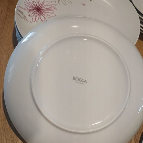 Bocca kai Alla Porcelain dinner plates set, 16 pieces