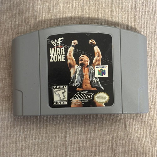 WWF Warzone Nintendo 64 game NTSC American