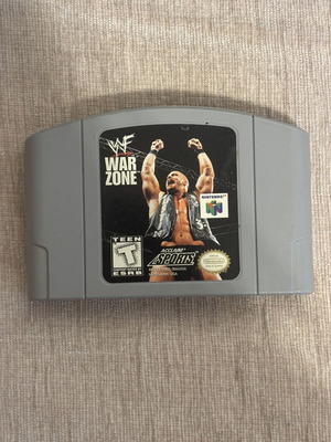 WWF Warzone Nintendo 64 game NTSC American