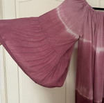 Tie Dye Pink Boho Mini Dress with Bell Sleeves, Like New