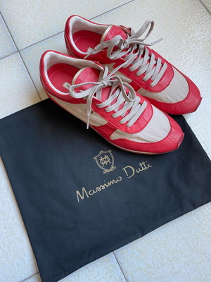 Massimo Dutti sneakers used, red, size 40