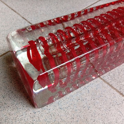 Murano vase 26.5/8 cm like new