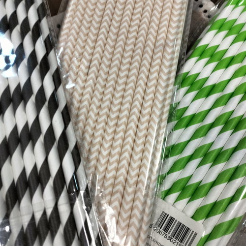 Eco-friendly straws pack of 75, new