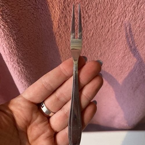 Seafood forks used, set of 3