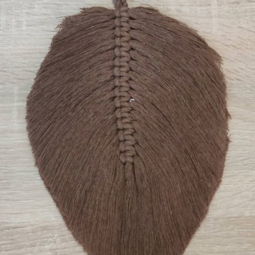 Macrame decorative leaves new, in 2 sizes