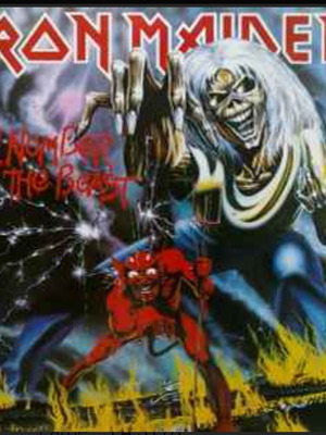 Iron Maiden The Number Of The Beast βινύλιο LP άλμπουμ επανέκδοση σαν καινούργιο