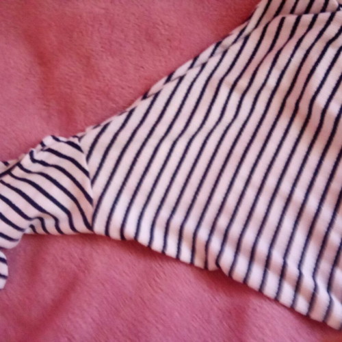Mayoral striped dress for 4 years like new with bow and nice back cut