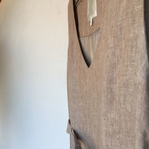 In Wear summer linen dress size 40 M like new, beige