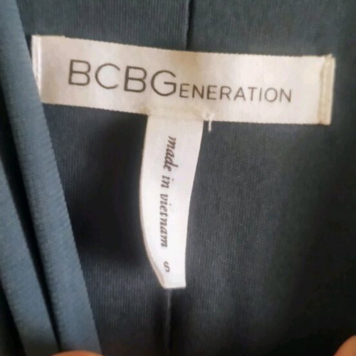 BCBGeneration dress s/m like new, petrol color with pockets