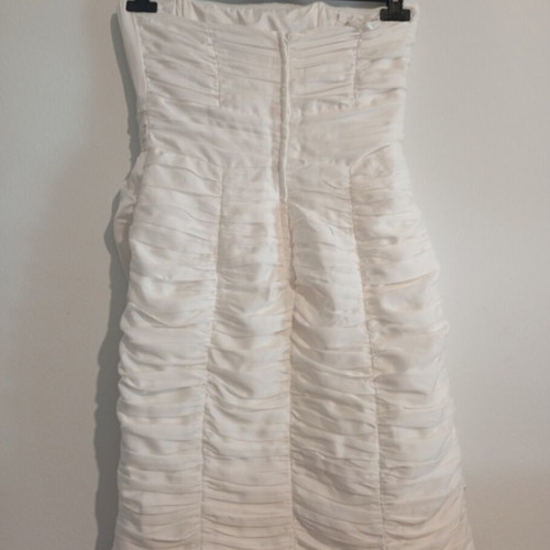 H&M shiny evening dress size 38 medium new, white
