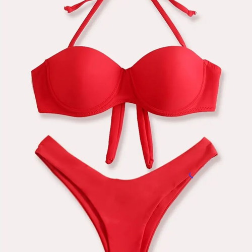 Push Up bikini new, size S, red