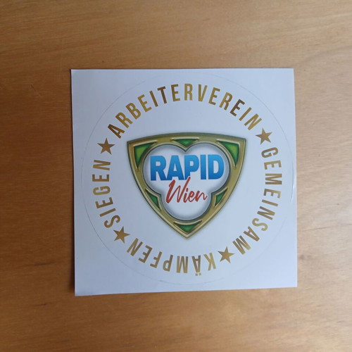 Rapid Wien sticker like new, authentic