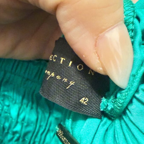 BSB green dress used, gabardine size 42