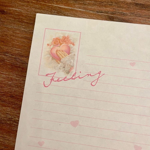 Vintage letter sheet like new from the 1990s
