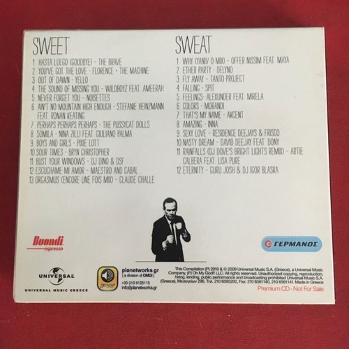 Sweet & Sweat 1, 2, 3 pack used, electronic music